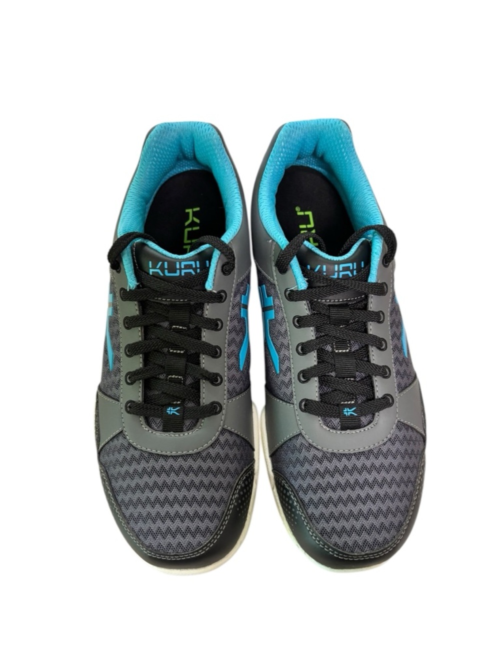 KURU Quantum Shoes Womens 11 Wide Gray Topaz Blue Mesh Walking Sneakers Comfort - Picture 2 of 12